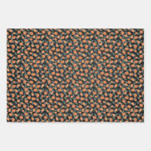 Orange Summer Floral Geschenkpapier Set (Vorderseite 2)