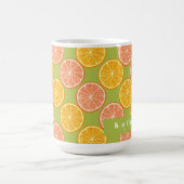 Orange Summer Green Kaffeetasse (Mittel)
