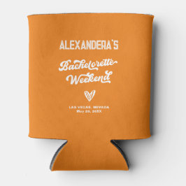 Orange Summer Junggeselinnen-Abschied Fevor Dosenkühler