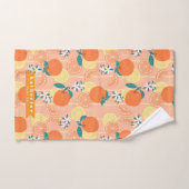 Orange Summer Orange Badhandtuch Set (Handtuch)