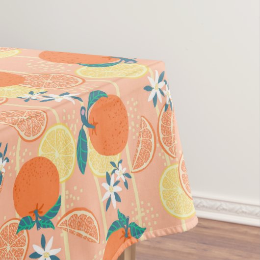 Orange Summer Orange Tischdecke (Beispiel)