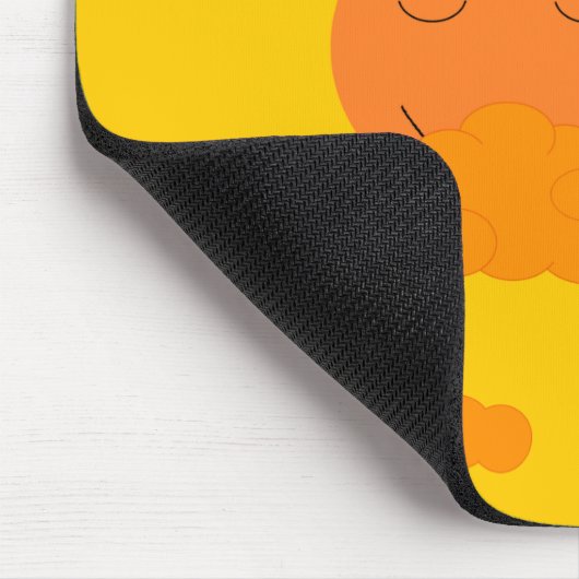 Orange Sun in Golden Sky: Mousepad (Ecke)