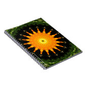 Orange Sun Notebook Notizblock (Rechte Seite)