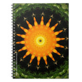 Orange Sun Notebook Notizblock (Vorderseite)