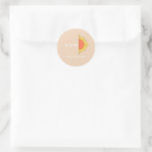 Orange Sun Sticker (Tasche)