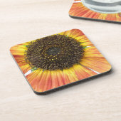Orange Sunflower Cork Untersetzer (Linke Seite)