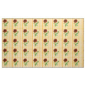 Orange Sunflower Glo Fabric Stoff (Yard (91,4 cm))