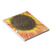 Orange Sunflower Notepad Notizblock (angewinkelt)