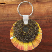 Orange Sunflower Schlüsselanhänger (Vorderseite)