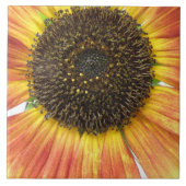 Orange Sunflower Tile Fliese (Vorderseite)