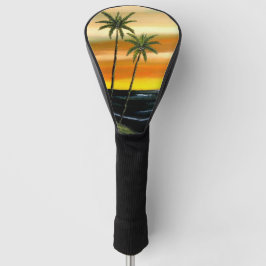 Orange Sunrise Golf Headcover
