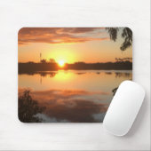 Orange Sunrise Mousepad (Mit Mouse)