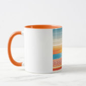 Orange Sunset Beach Mug - Vibrant Coastal Design Tasse (Links)