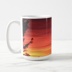 Orange Sunset Kaffeetasse