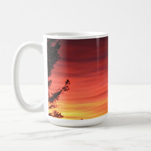Orange Sunset Kaffeetasse (Links)