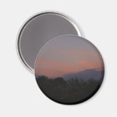 Orange Sunset Magnet (Vorderseite/Rückseite)