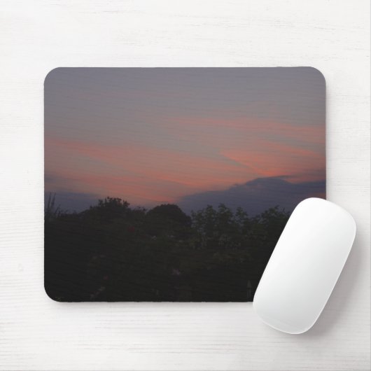 Orange Sunset Mousepad (Mit Mouse)