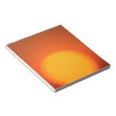 Orange Sunset Notepad Notizblock (angewinkelt)