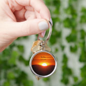 Orange Sunset Schlüsselanhänger (Hand)