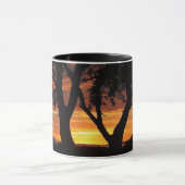 Orange Sunset Tasse (Zentrum)