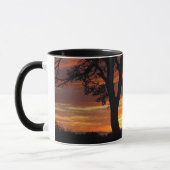 Orange Sunset Tasse (Links)