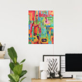 Orange Sunshine 18 x 24 Poster (Heimbüro)
