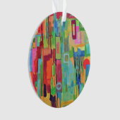 Orange Sunshine Acrylic Ornament (Vorderseite)