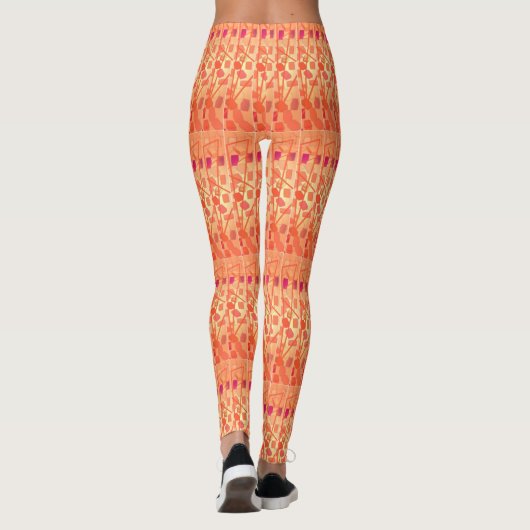 Orange Sunshine Leggings (Rückseite)