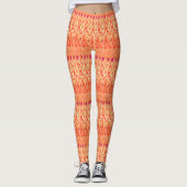 Orange Sunshine Leggings (Vorderseite)
