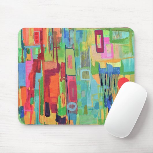 Orange Sunshine Mousepad (Mit Mouse)