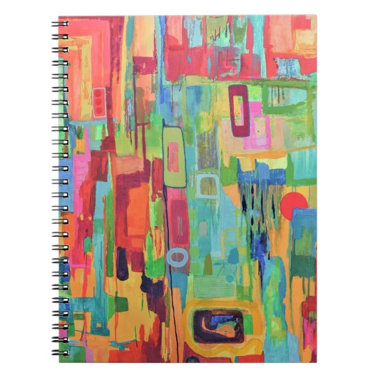 Orange Sunshine Notebook Notizblock (Vorderseite)