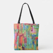 Orange Sunshine Tote Bag Tasche (Rückseite)