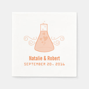 Orange süße Chemie-Papierservietten Serviette