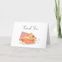 Orange Süsse Pie Blume Fall Baby Dusche