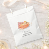 Orange Süsse Pie Blume Fall Baby Dusche Geschenktütchen (Ausgeschnitten)
