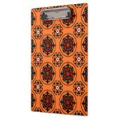 Orange Suzani Muster Klemmbrett (Links)