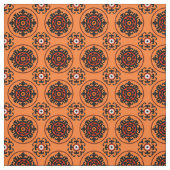 Orange Suzani Muster Stoff (Muster)