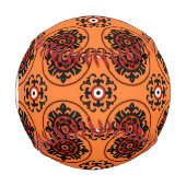 Orange Suzani Pattern Baseball (Vorderseite)