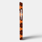 Orange Suzani Pattern Case-Mate iPhone Hülle (Rückseite / Links)