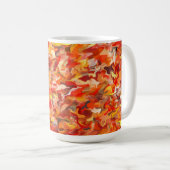 Orange Swirl 15oz Tasse (VorderseiteRechts)