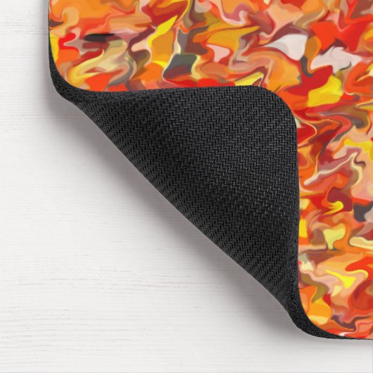 Orange Swirl Mousepad (Ecke)