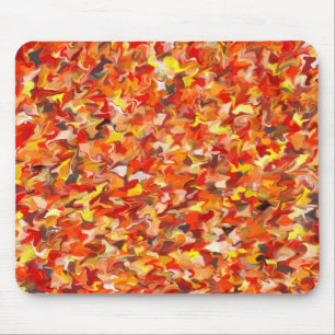 Orange Swirl Mousepad