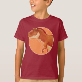 Orange T-Rex-T - Shirt