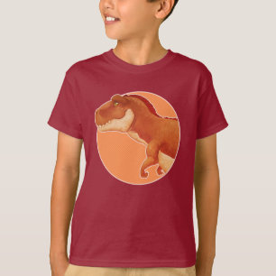 Orange T-Rex-T - Shirt