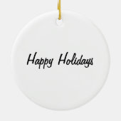 Orange Tabby-Brüder Keramik Ornament (Hinten)