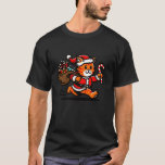Orange Tabby Cat Christmas Funny Pet Santa Claus L T-Shirt<br><div class="desc">Orange Tabby Cat Weihnachten Weihnachtsmann Weihnachtsmann Klaus Langschläfchen</div>