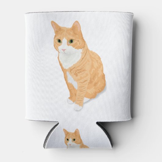 Orange Tabby Cat Dosenkühler (Vorderseite)
