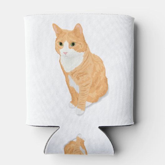 Orange Tabby Cat Dosenkühler (Rückseite)