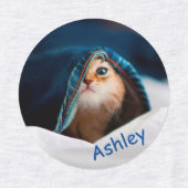 Orange Tabby Cat Etiketten (Design 1)