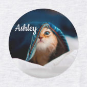 Orange Tabby Cat Etiketten (Design 2)